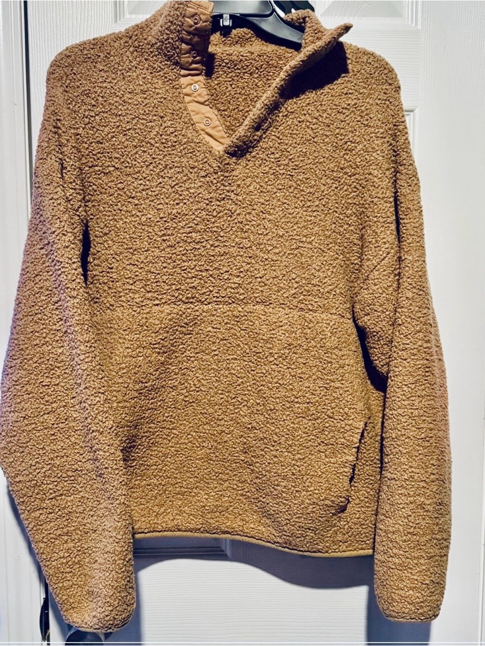 Skims Fleece Lounge Top w/Kangaroo Pocket
